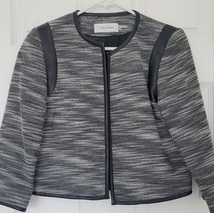 Calvin Klein Jacket Black and White Size 2